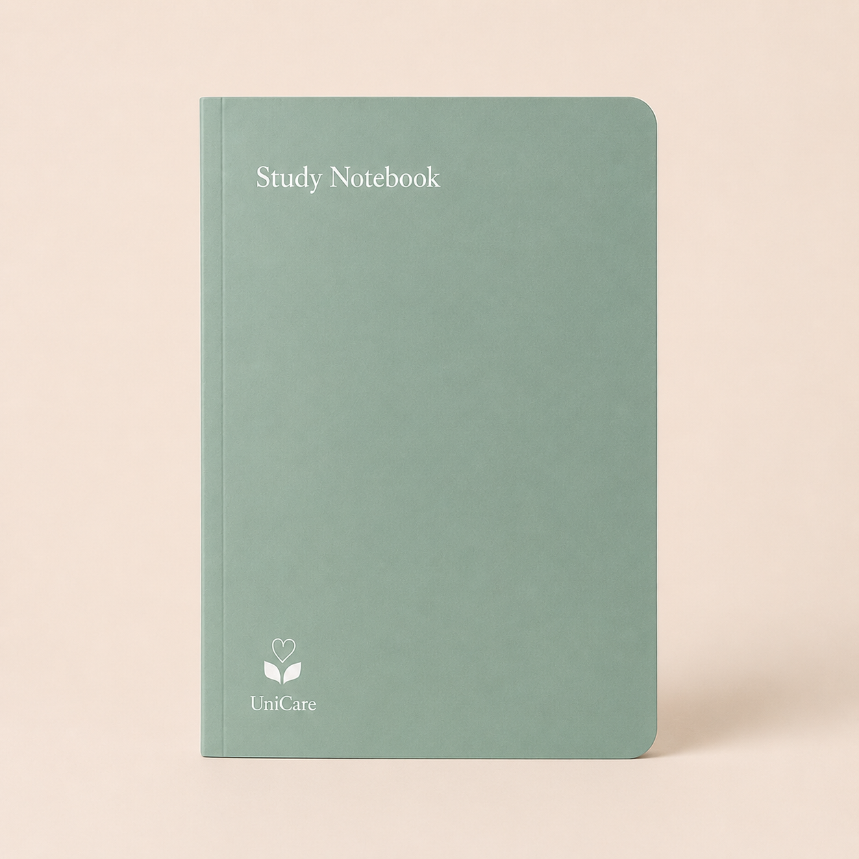 Light Green Study Notebook for lectures, revision, and daily study