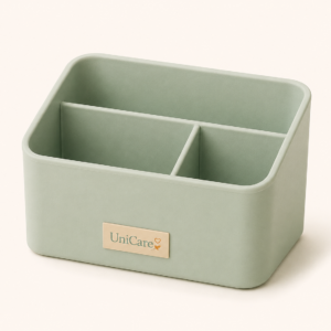Desk Organizer for student pens, chargers, sticky notes, and stationery