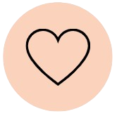 Heart icon representing self-care and well-being for busy students
