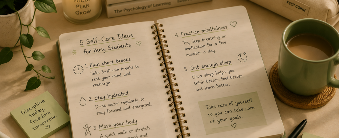 5 Self-Care Ideas for Busy Students