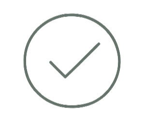 Checkmark icon representing practical student products